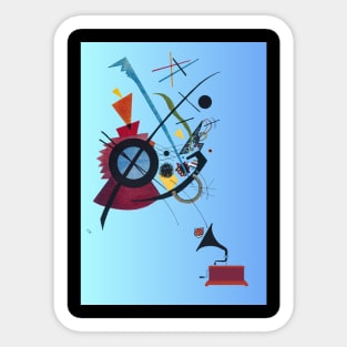 Kandinsky- abstract art Sticker